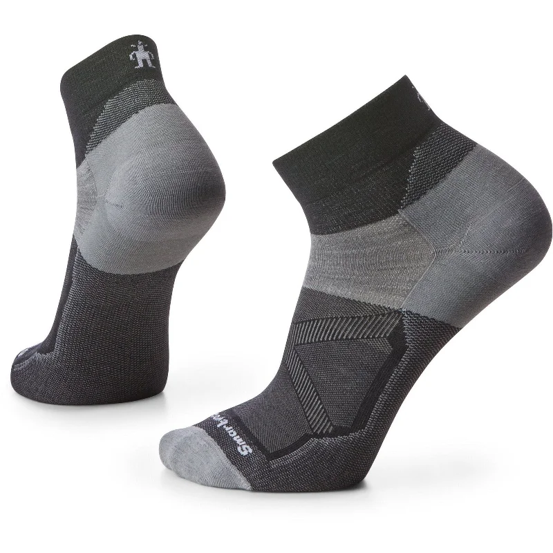 Hand-knit athletic socks-Smartwool Bike Zero Cushion Ankle Socks