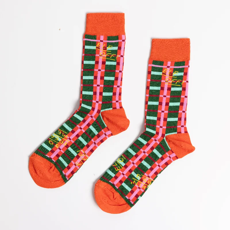 Lightweight animal socks-So Freaking Merry Crew Socks - Large