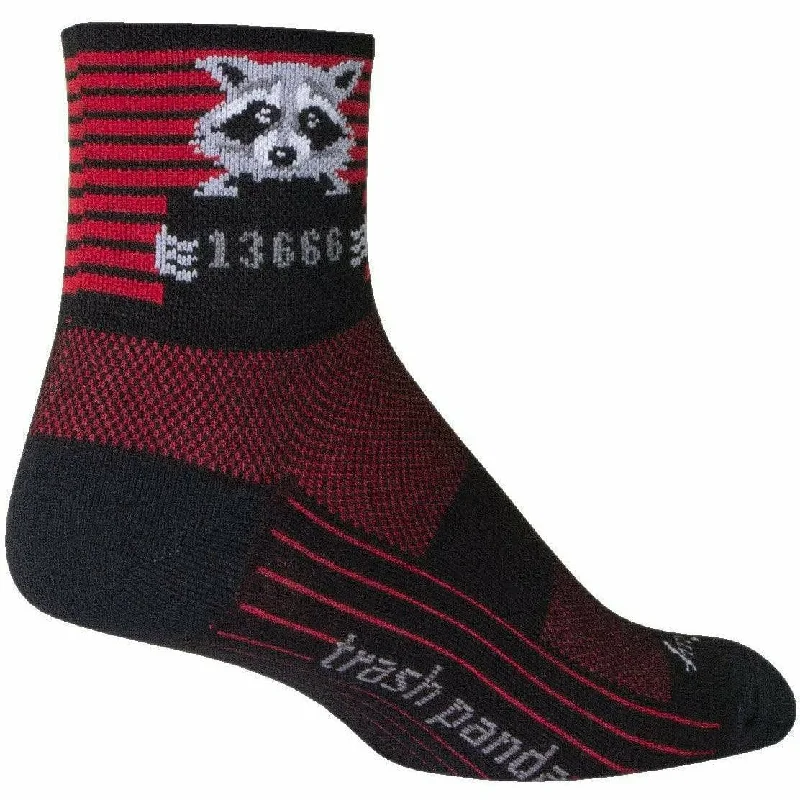 Breathable running socks-SockGuy Busted Classic 3 Inch Crew Socks