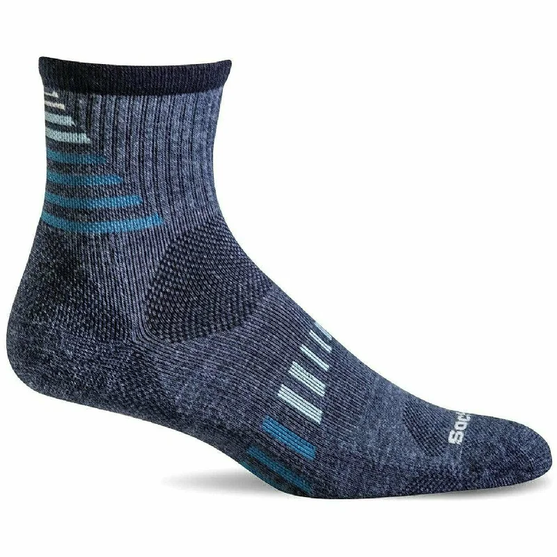 Elegant bamboo socks-Sockwell Mens Ascend II Moderate Compression Mini Crew Socks