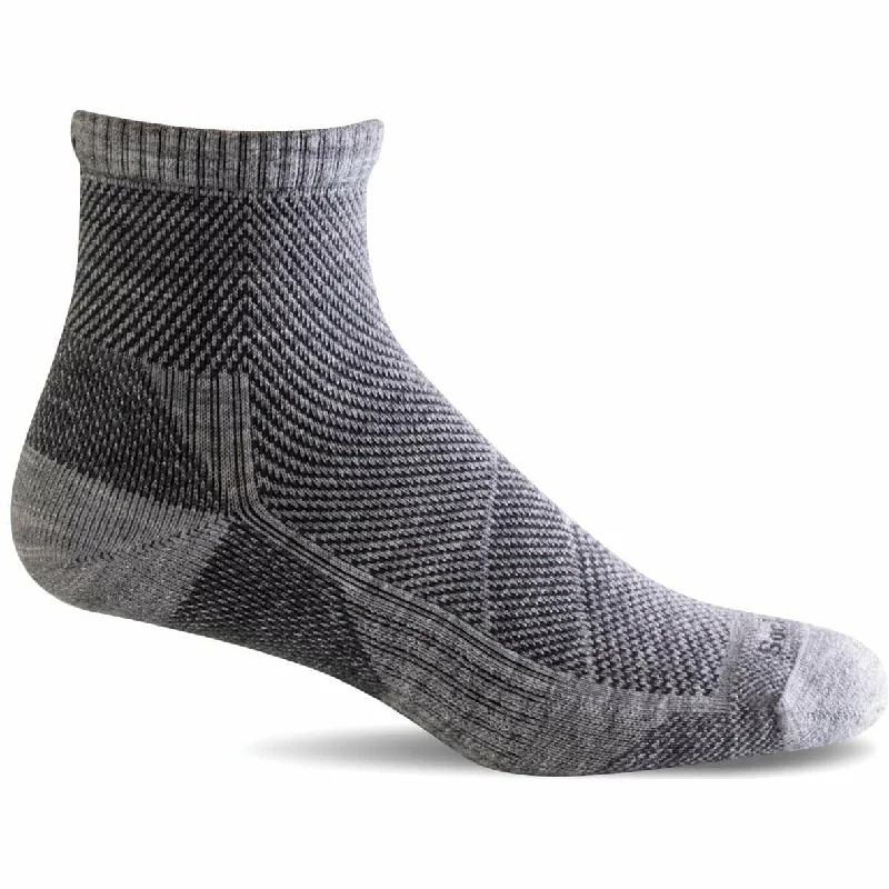 Non-skid pilates socks-Sockwell Mens Elevate Moderate Compression Mini Crew Socks