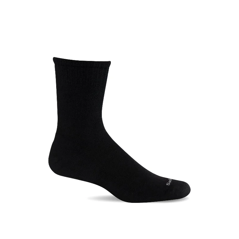 Warm wool crew-Sockwell Mens Plantar Cush Crew II Firm Compression Crew Socks