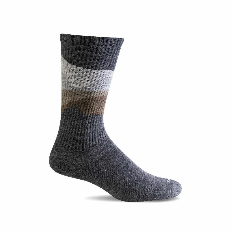 Lightweight animal socks-Sockwell Mens Shadow Mountain Essential Comfort Crew Socks