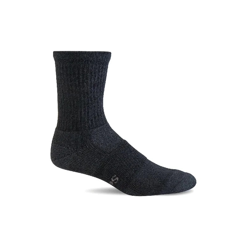 Grip holiday socks-Sockwell Mens Walk About Crew Moderate Compression Socks