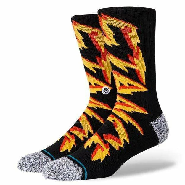 Bright bamboo socks-Stance Electrified Crew Socks