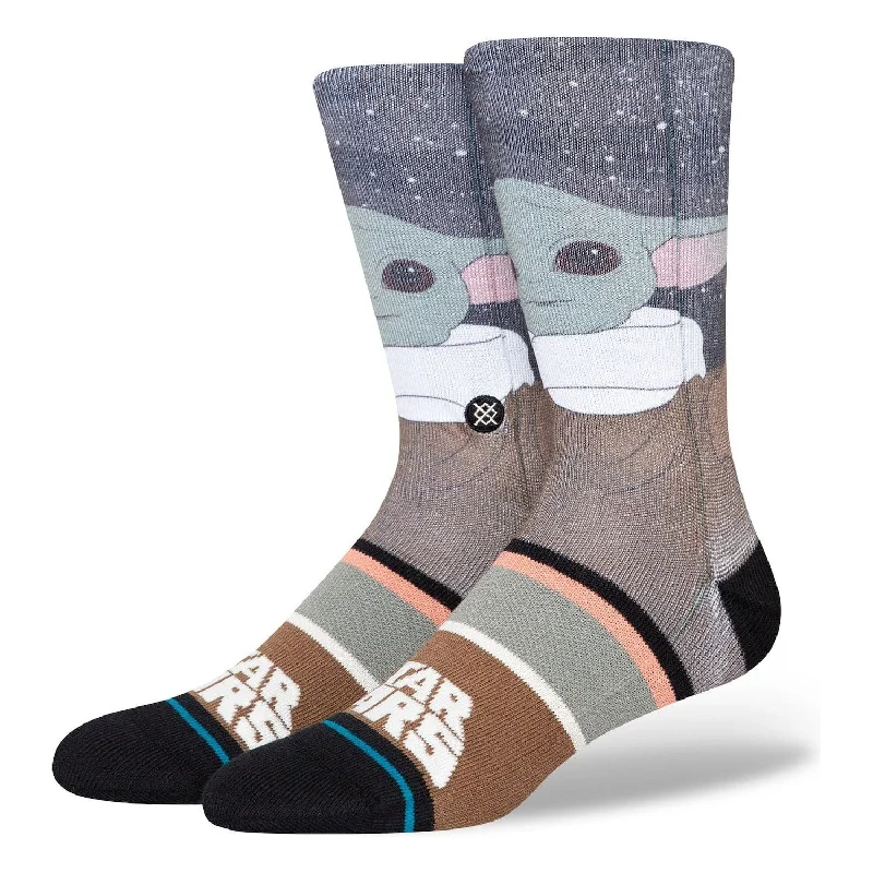 Grip holiday socks-Stance Grogu By Jaz Crew Socks