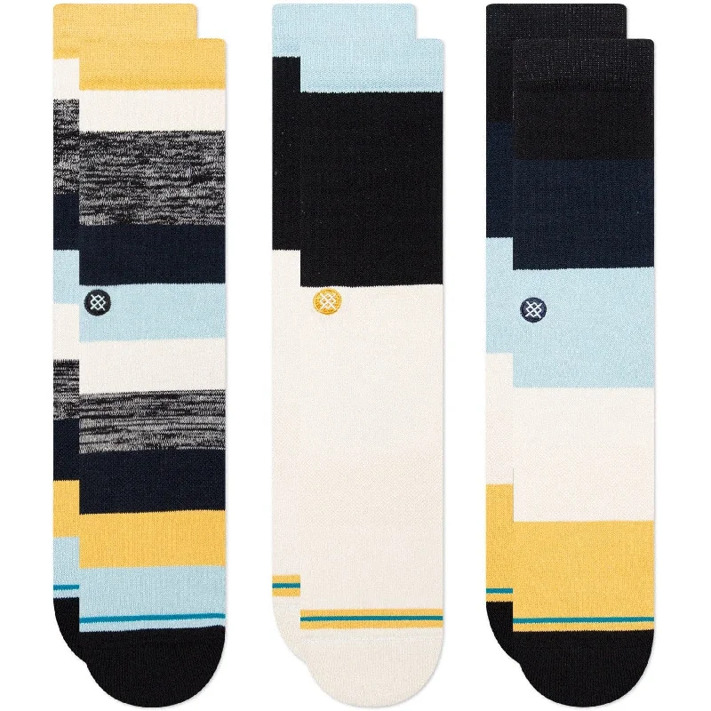 Sporty alpaca socks-Stance Melbourne Crew 3-Pack Socks