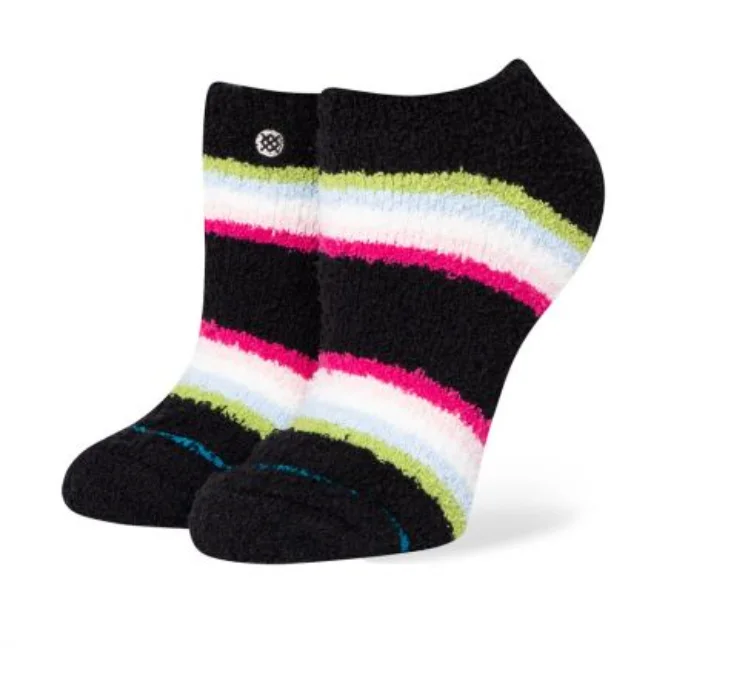 Durable hiking crew-Stance Mushy Ankle Socks - Black