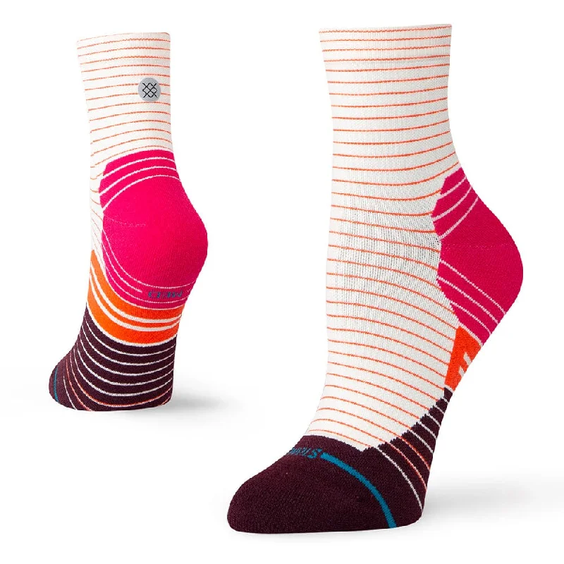 Cozy ribbed socks-Stance Women's Run Micro Light Quarter Socks