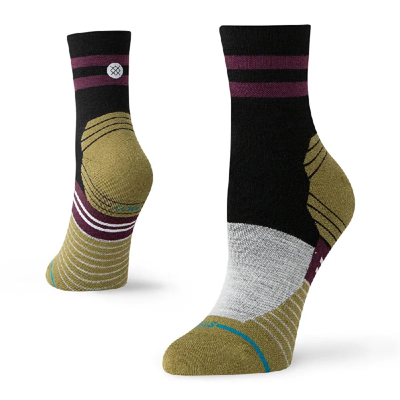 Athletic cozy socks-Stance Women's Run Minimal Light Wool Quarter Socks