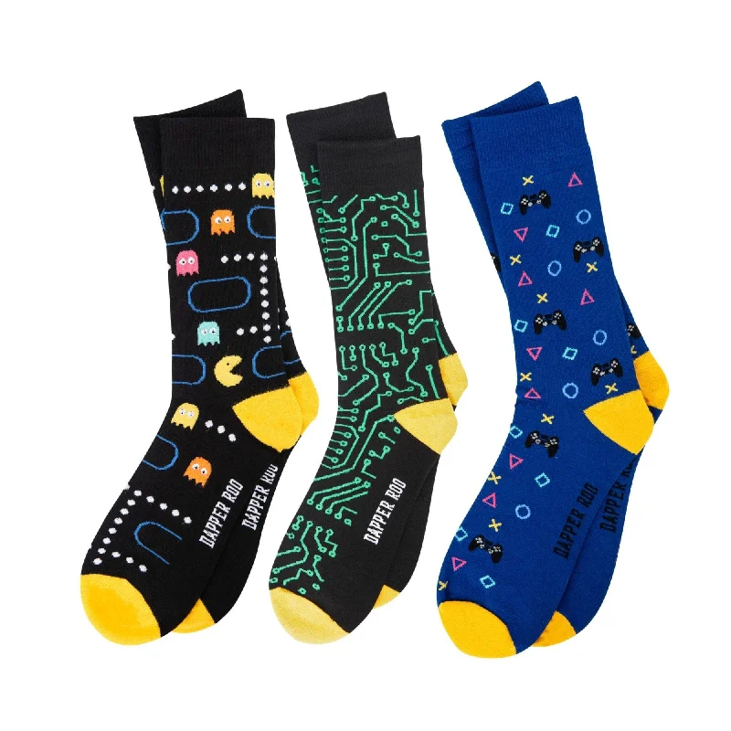 Minimalist gray socks-Tech/Gamer Socks Gift Set