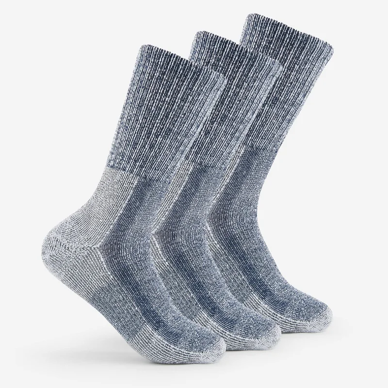 Breathable cozy socks-Thorlo Mens Moderate Cushion Crew Hiking 3-Pack Socks