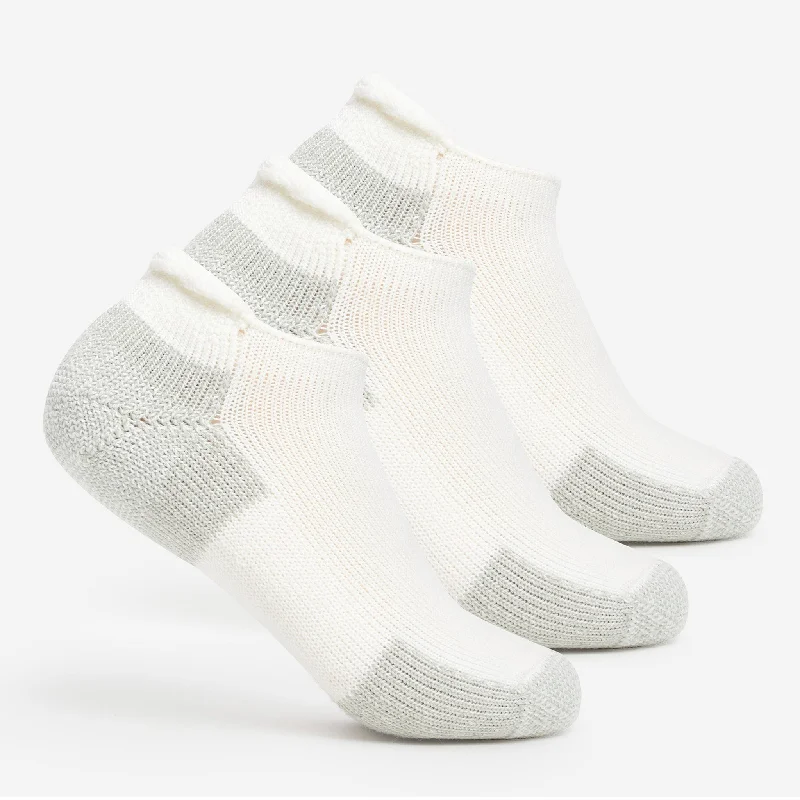 Cozy alpaca socks-Thorlo Running Maximum Cushion Rolltop 3-Pack Socks