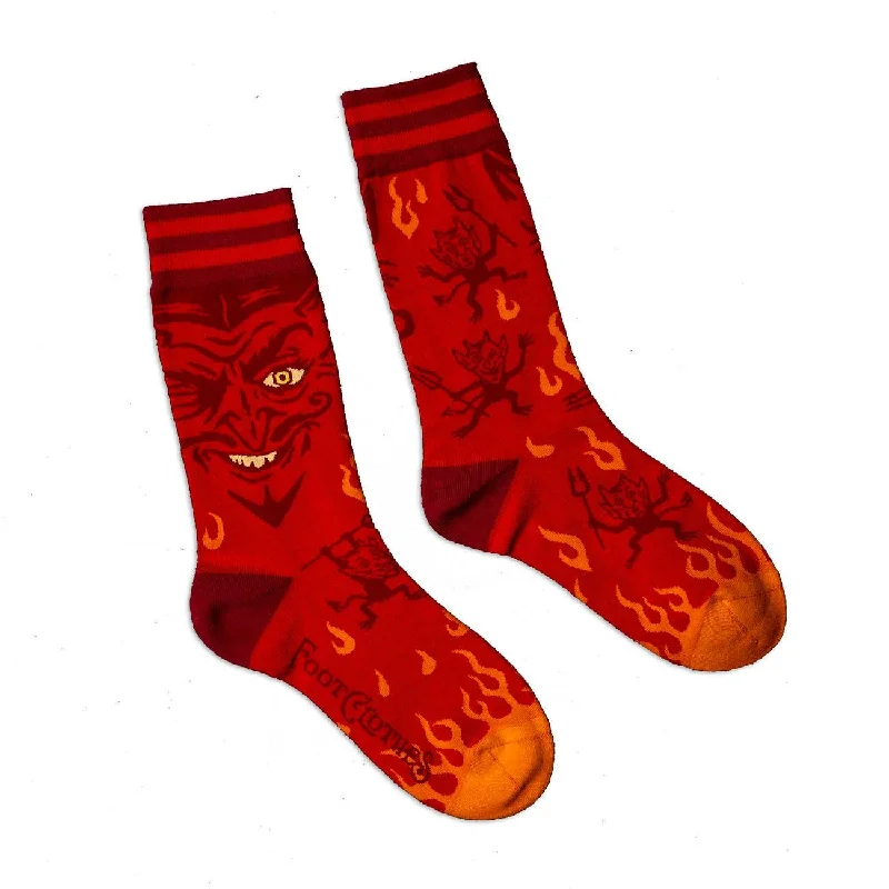 Minimalist cotton socks-Vintage Devil Socks | 1950s Iconic Magic Inspired Poster