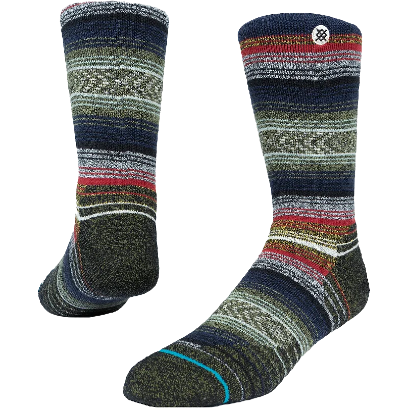 Natural wool socks-Windy Peaks Crew