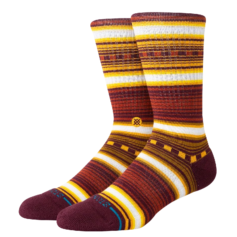 Performance wool socks-Windy Pine Crew