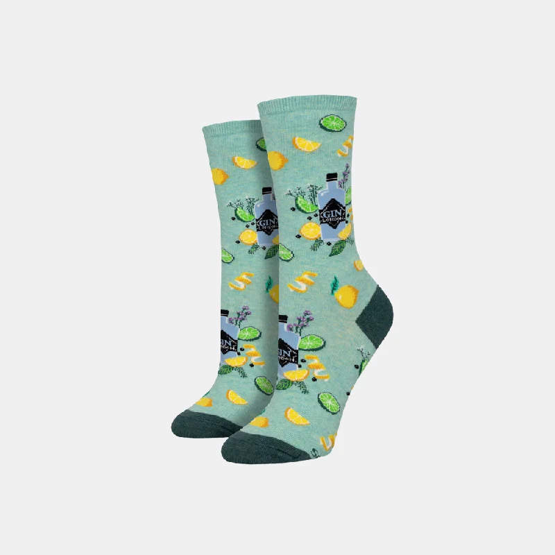 Durable sports socks-Women's Gin It To Win - Mint Heather