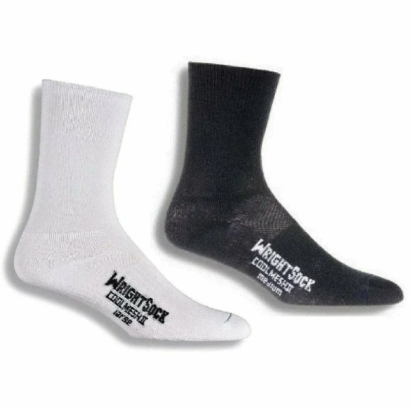 Handmade running socks-Wrightsock Coolmesh II Crew 2-Pack Socks - Clearance