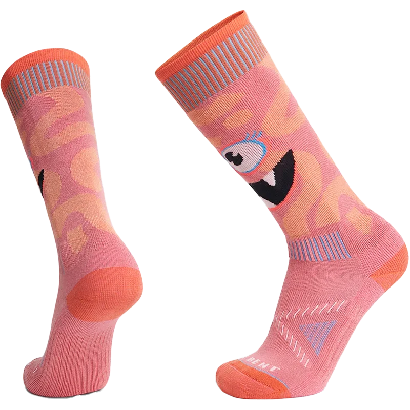 Elegant crew socks-Youth Monster Party Light Cushion Snow Sock