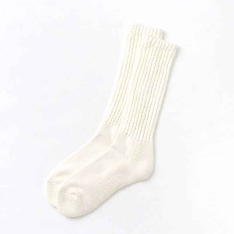 Cute knit socks-ROTOTO / R1334 Loose pile crew socks