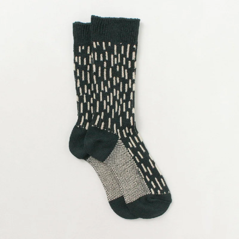 Adorable stripe socks-ROTOTO / Raindrop Crew Socks