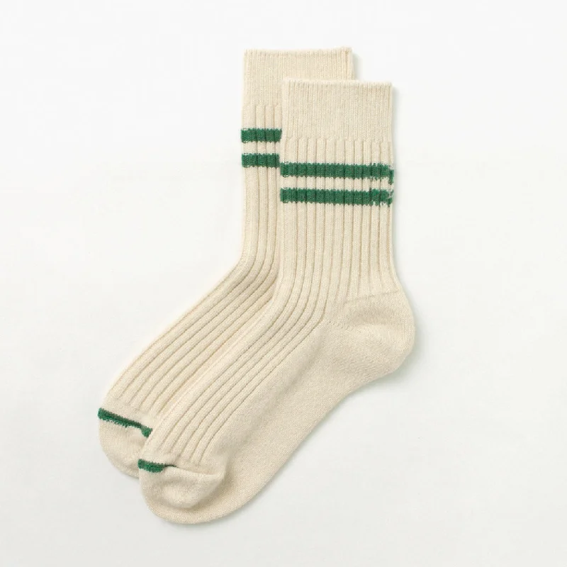 Fun athletic socks-ROTOTO / Merino Lambs Wool Striped Socks