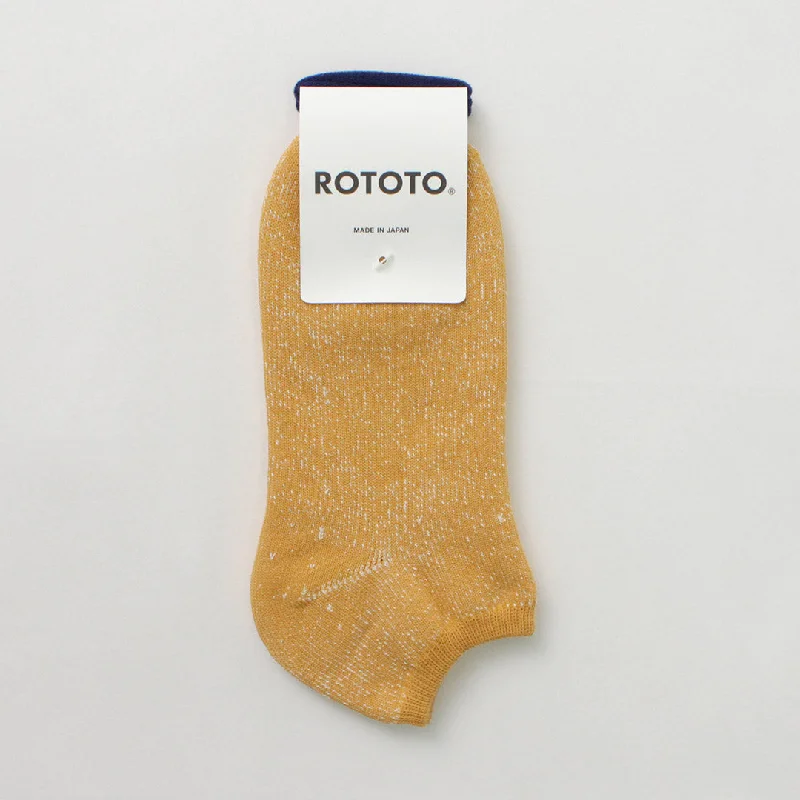 Durable cotton socks-ROTOTO / Washi Pile Short Socks