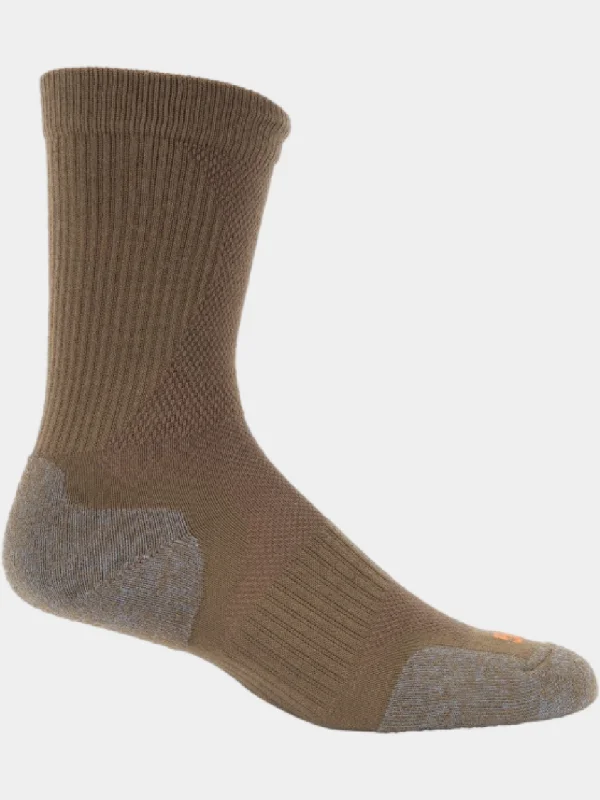 Soft merino socks-5-11 Men's Tactical 10033-106 Slip Stream Crew Brown Socks