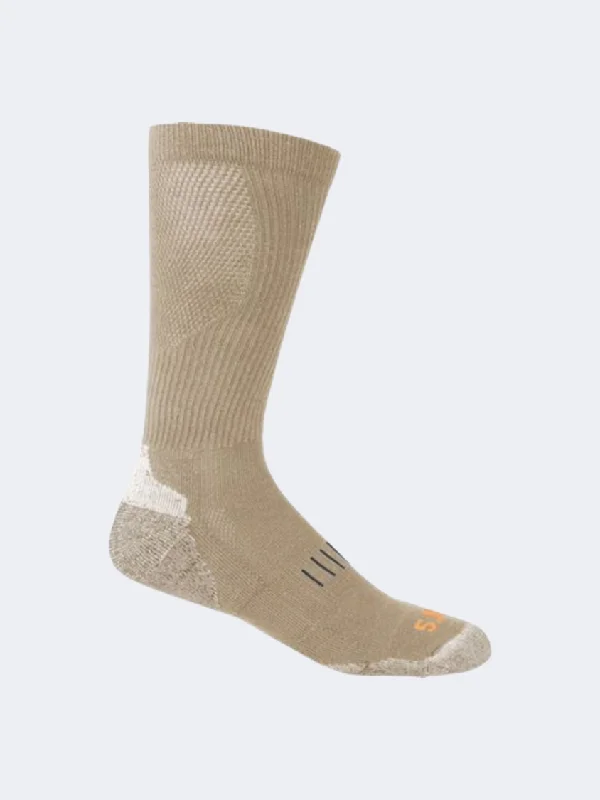 Hand-knit crew socks-5-11 Year Round Men Tactical Sock Coyote