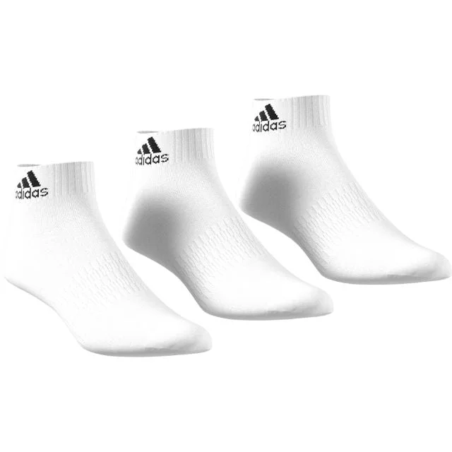 Soft athletic crew-Adidas Cush Ank 3Pp UNISEX TRAINING Sock White