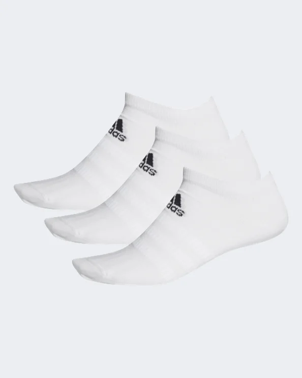 Cushioned knit crew-Adidas LOW-CUT UNISEX TRAINING Sock White