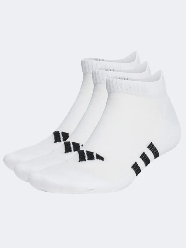 Quirky knit socks-Adidas Performance Cushioned Low 3 Pairs Unisex Training Sock White/Black