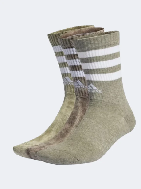 Formal cozy socks-Adidas Wash 3P Men Training Sock Shadow Olive/Silver