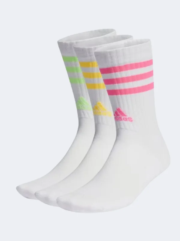 Cozy bamboo crew-Adidas  Women Training Sock White/Pink/Spark