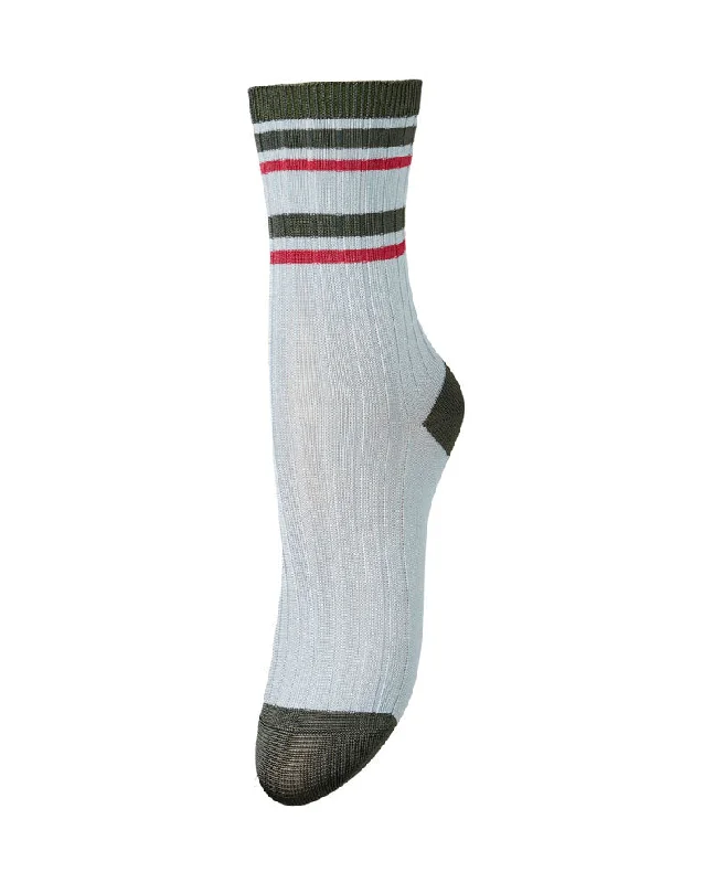 Thin no-show socks-Beck Sondergaard Sportia Sky Sock