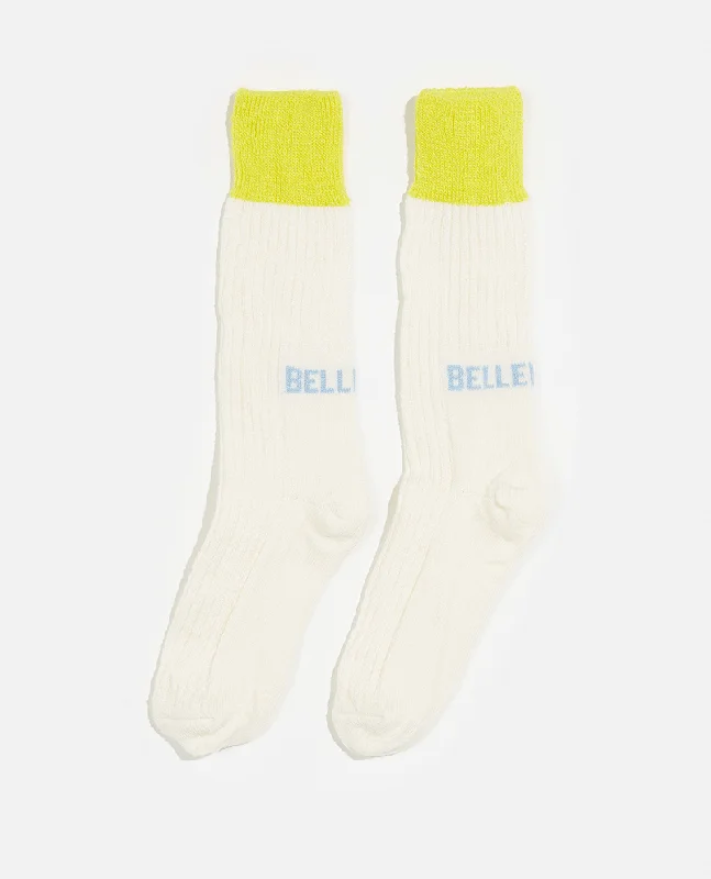 Organic bamboo socks-Bellerose Vocin Ecru Socks