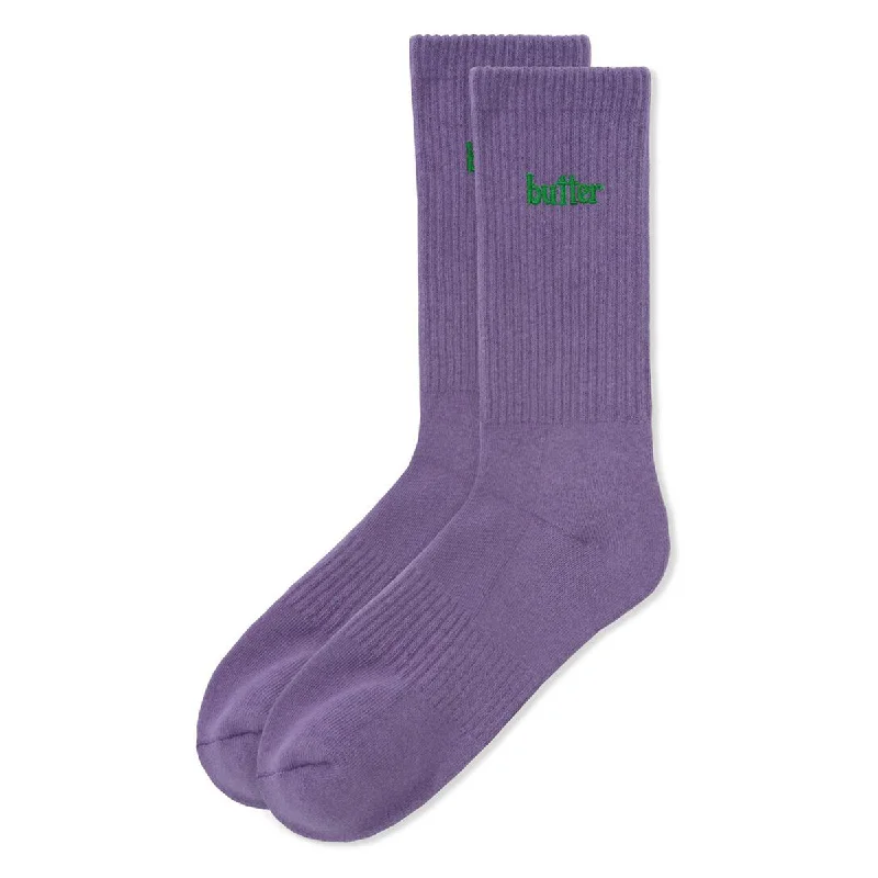 Fun space socks-Butter Goods - Basic Socks Grape