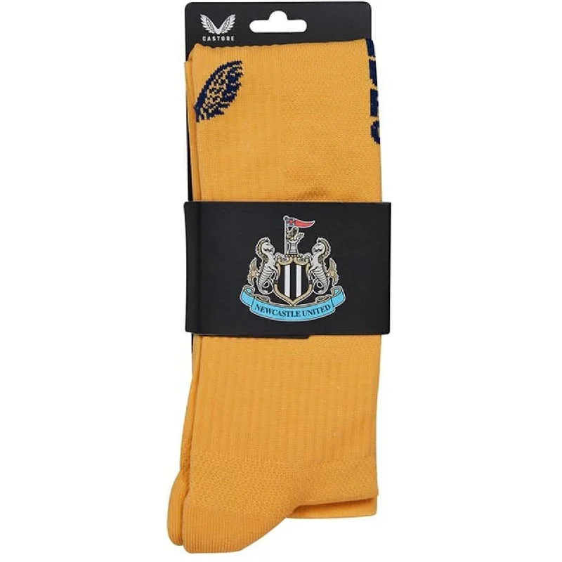 Durable knit socks-Castore Newcastle United Away 2022/23 Junior Football Socks