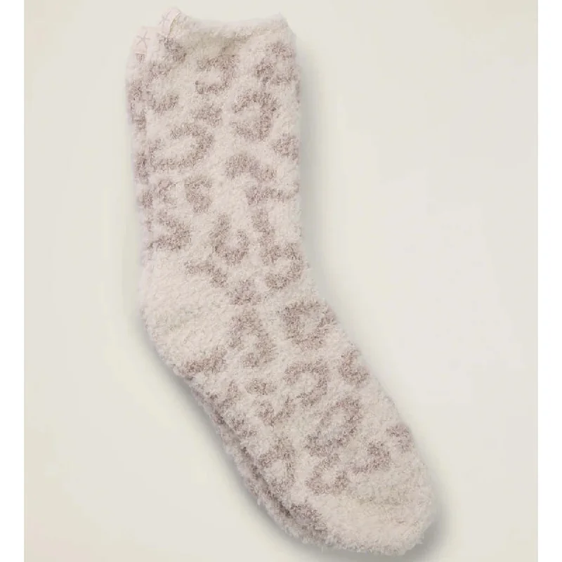 Organic knit crew-Cozychic Women'S Bitw Socks Cream-Stone By Barefoot Dreams