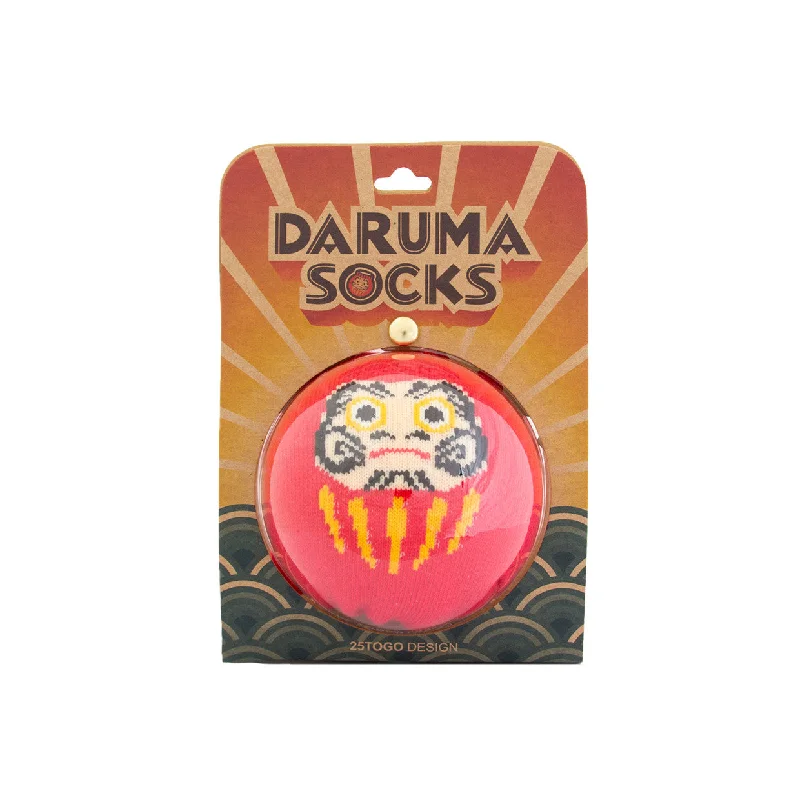 Grip barre socks-DARUMA SOCKS_達摩不倒翁球襪_開運赤