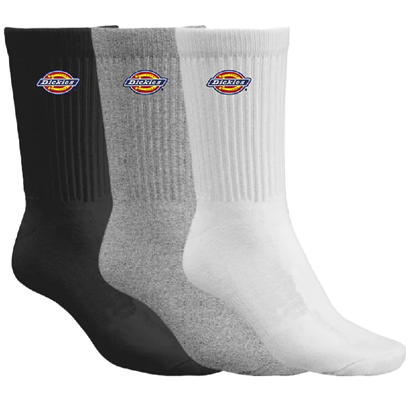 Minimalist holiday socks-Dickies - H.S Rockwood Mens Socks 3 Pack