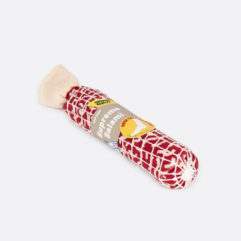 Compression cozy socks-Eat My Socks: Supreme Salami