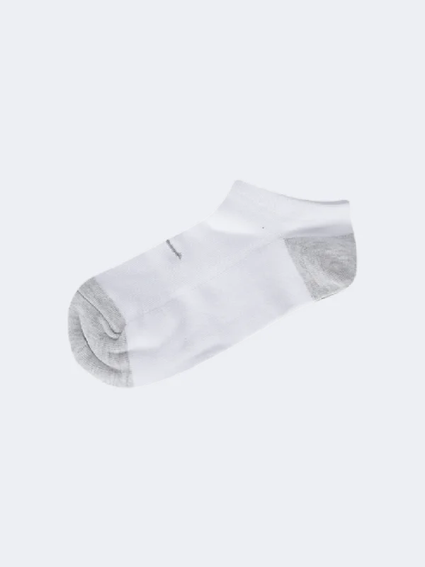 Minimalist cozy socks-Erke Flat Men Training Sock White