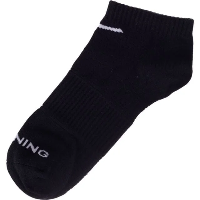 Trendy geometric socks-Erke Sports Socks Unisex Training Black 11320112022-003