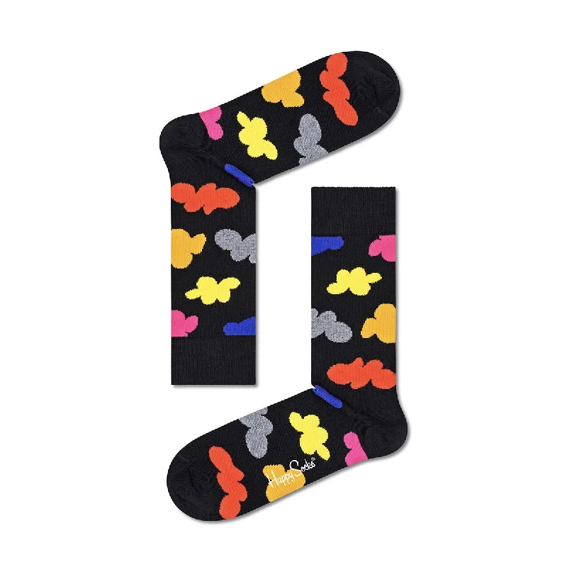 Warm trail socks-Happy Socks: Cloudy Socks - Multi