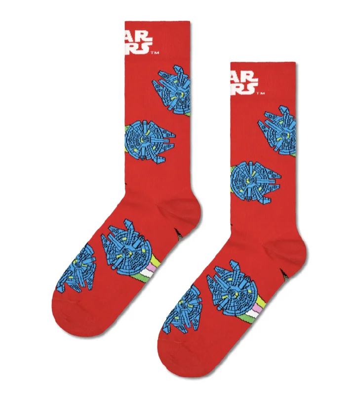 Thermal crew socks-Happy Socks: Star Wars Millennium Falcon Socks