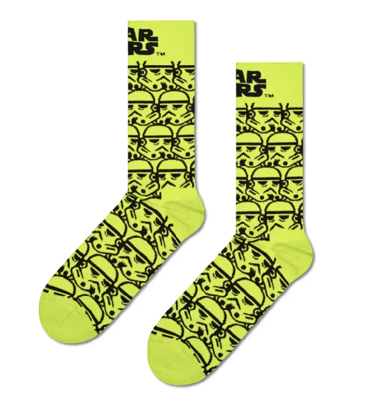 Classic beige socks-Happy Socks: Star Wars Storm Trooper Socks