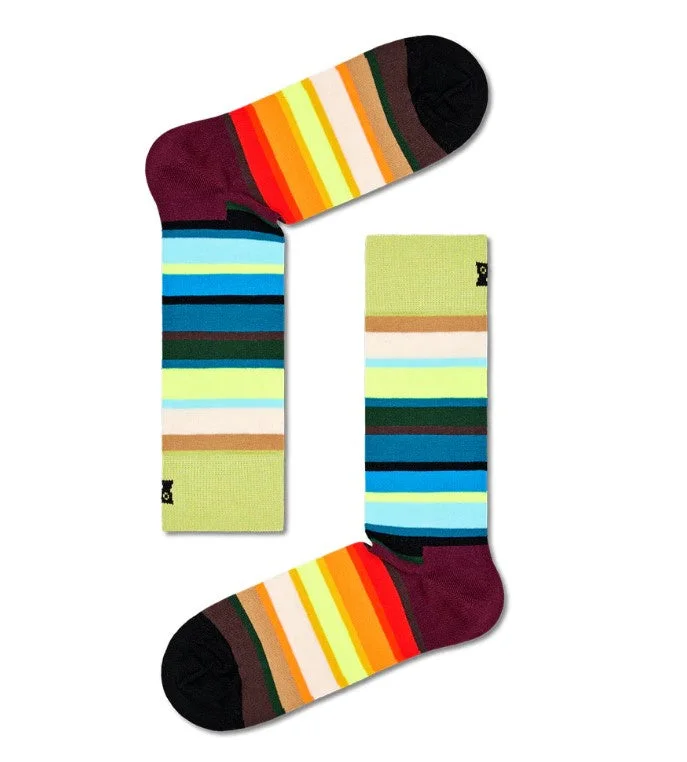 Cushioned ski socks-Happy Socks: Stripe Socks