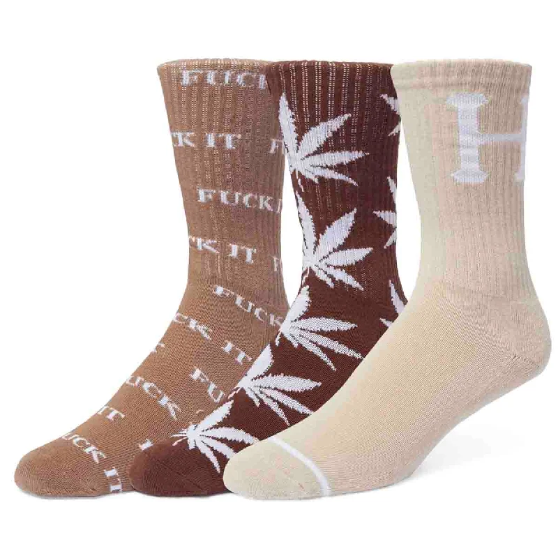 Lightweight wool crew-Huf - Variety 3 Pack Socks