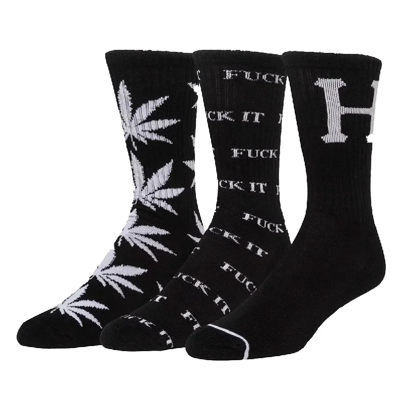 Plush animal socks-Huf - Variety 3 Pack Socks